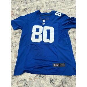 Nike Mens New York Giants Victor Cruz 80 On Field Jersey Blue Size 44 Stitched